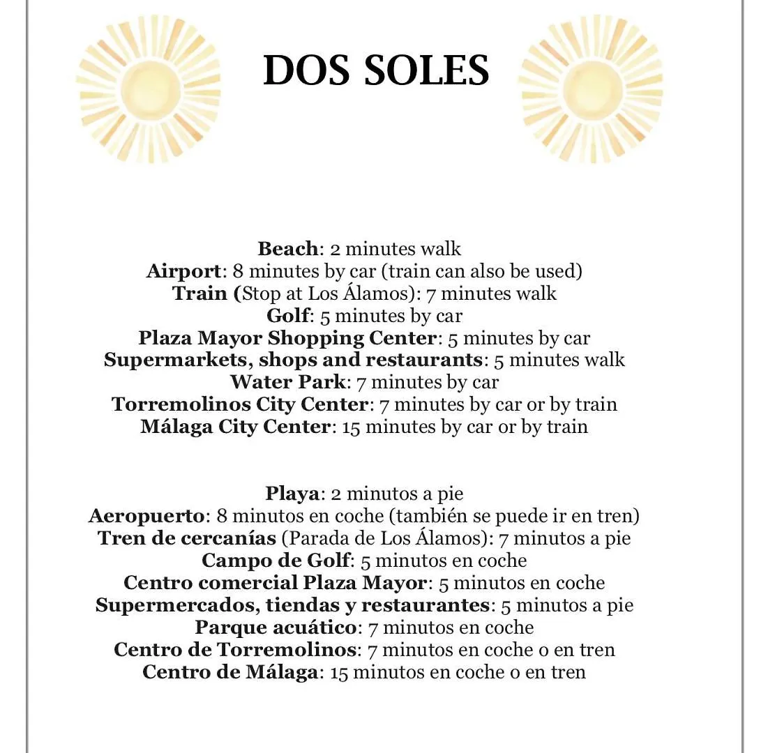 Dos Soles - Only 100 Meters From Beach Торремолинос 0*,